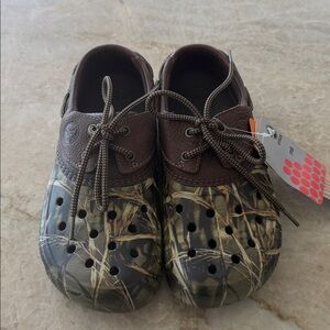 Crocs Camo Islander Sport Realtree Shoes Mens 8 New HD Max-4 Camo